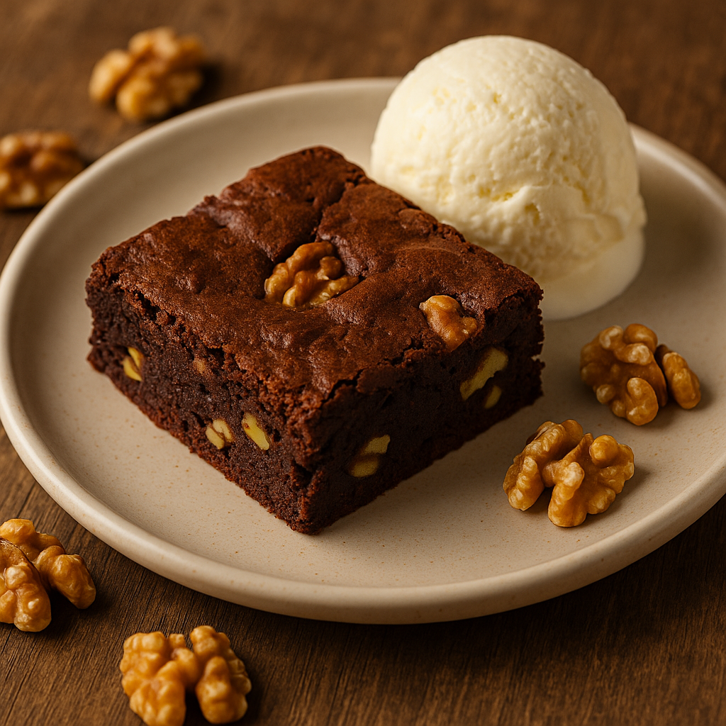 Brownie met walnoten en chocolade – onweerstaanbaar recept