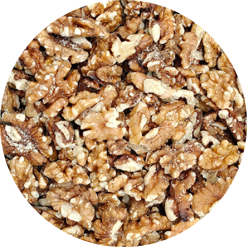 Biologische Walnoten gepeld