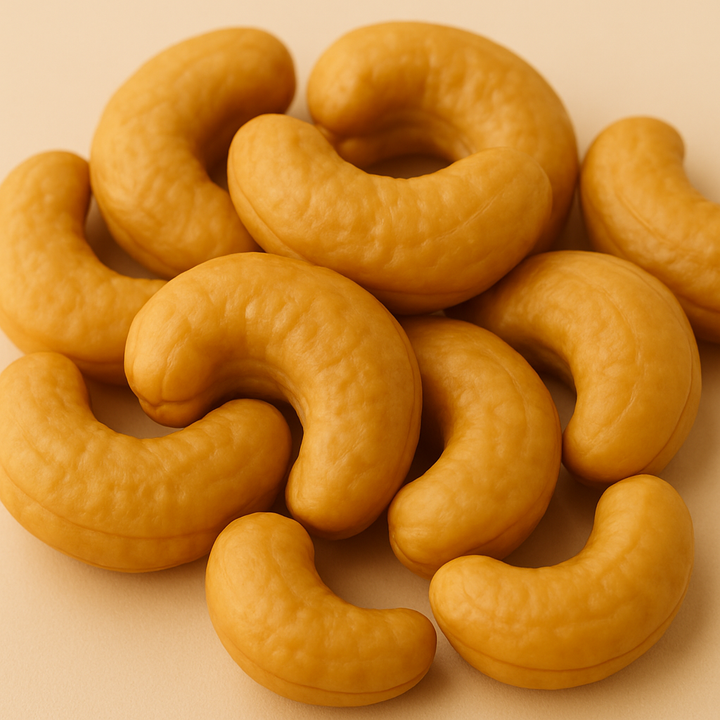 Cashewnoten gebrand