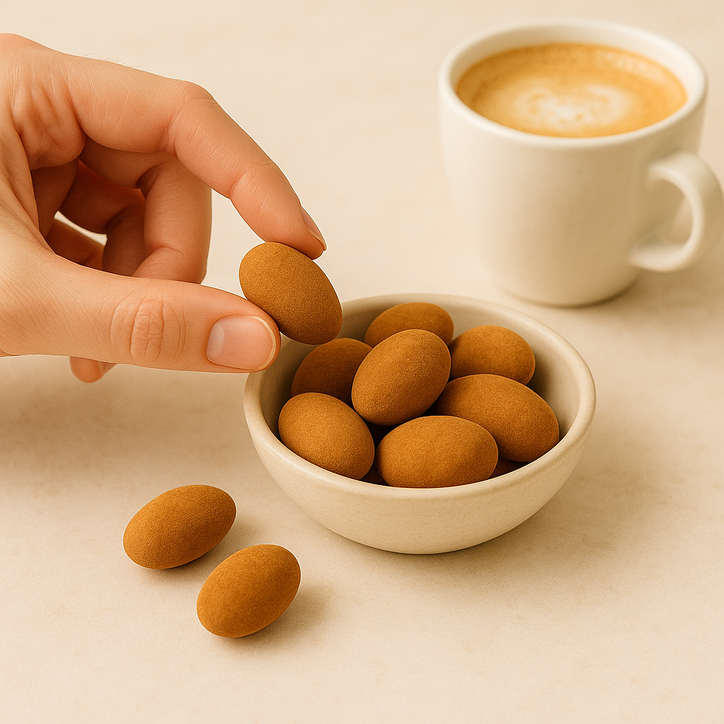 Chocolade amandelen Kaneel