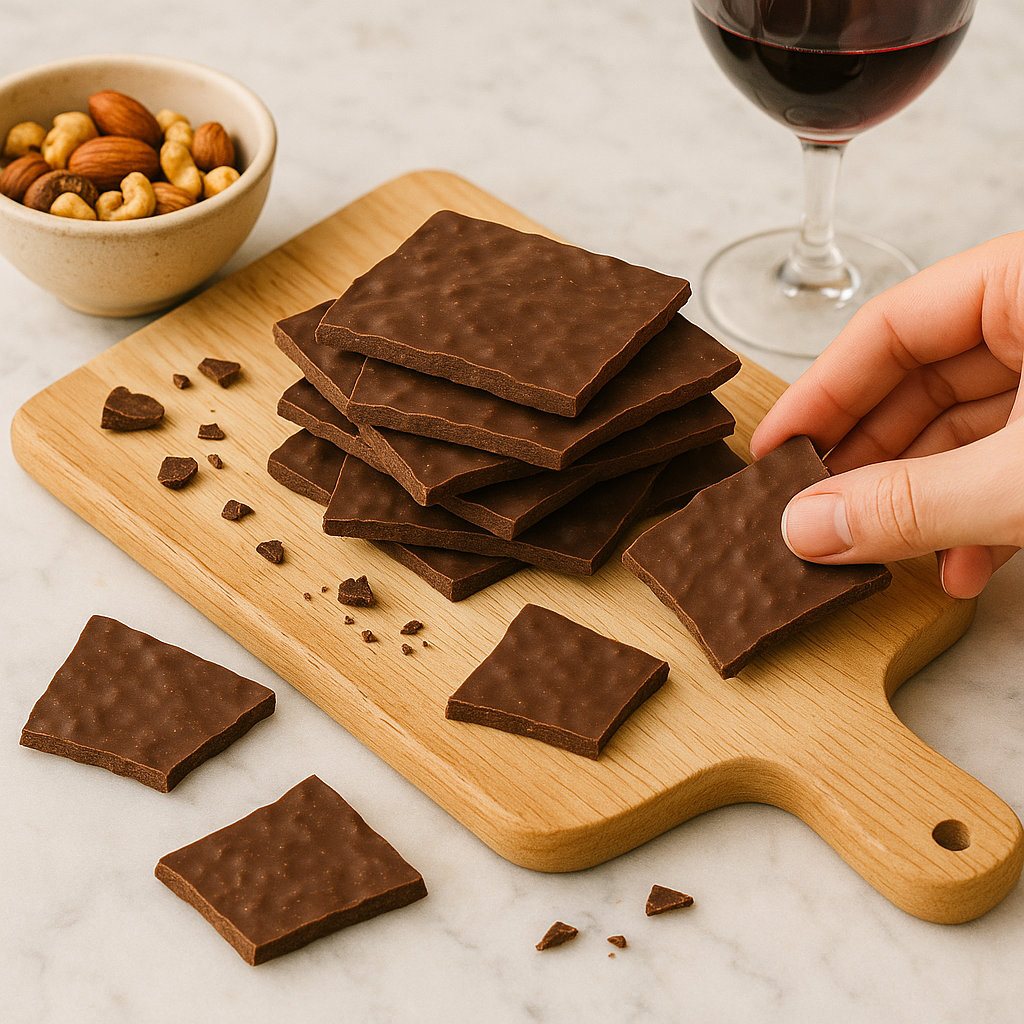 Chocolade breuk platen puur
