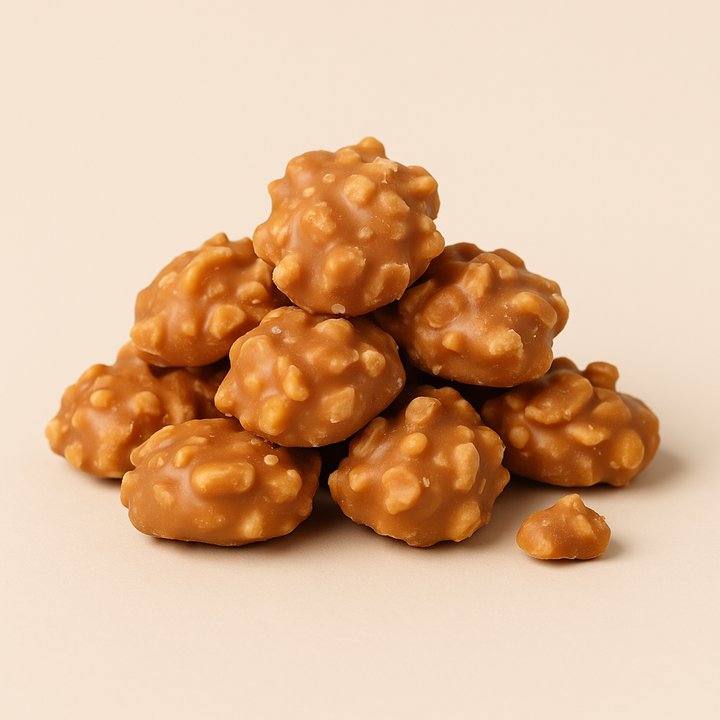 Chocolade pindarots karamel zeezout