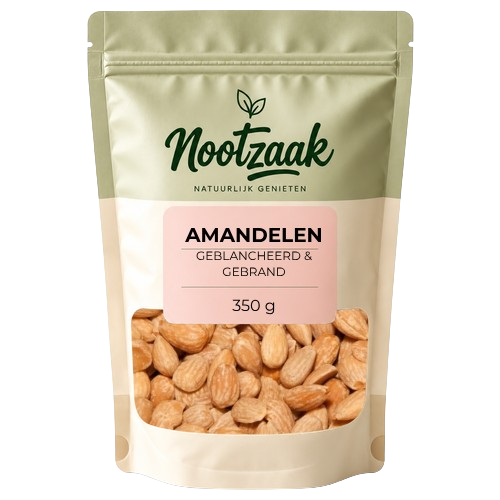 Geblancheerde amandelen gebrand zonder zout