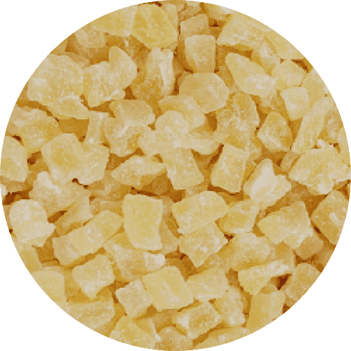 Gedroogde Ananasblokjes