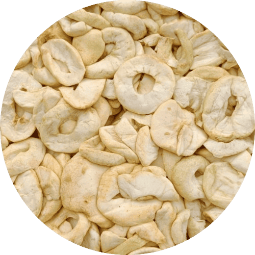Gedroogde appelringen