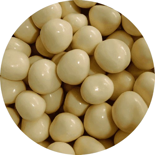 Gevriesdroogde aardbeien in yoghurtchocolade