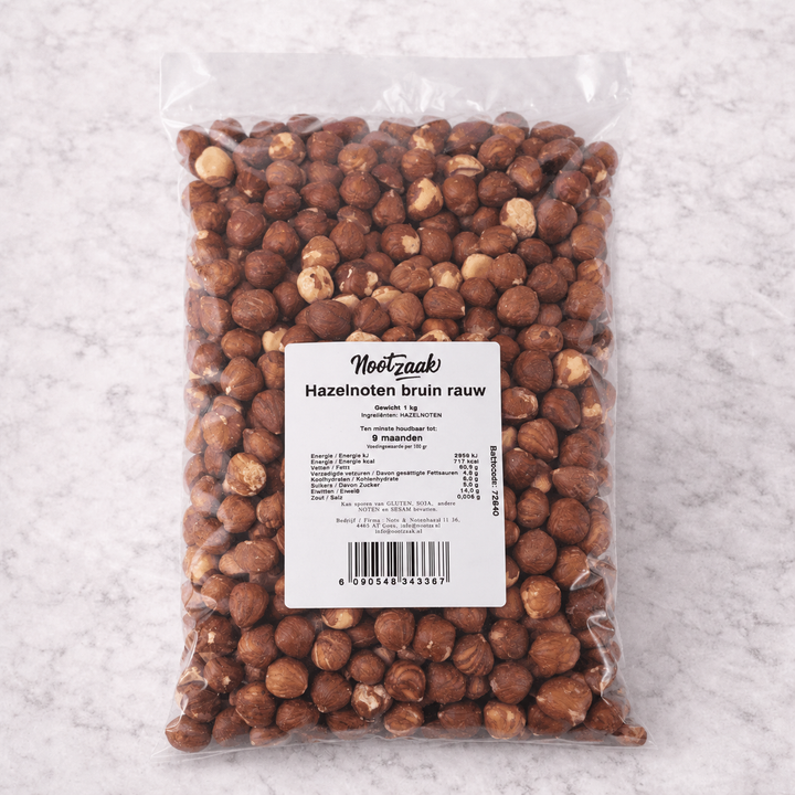 Hazelnoten bruin rauw