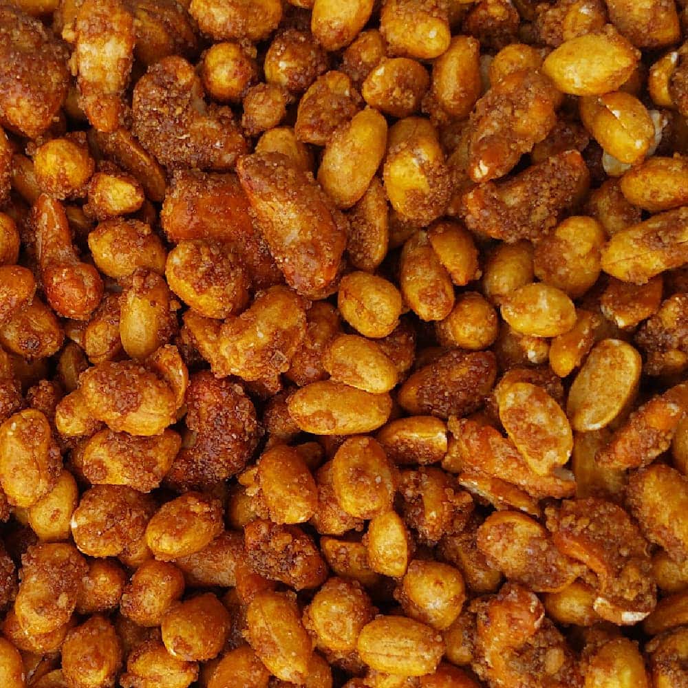 Honing cashewnoten pinda's zeezout