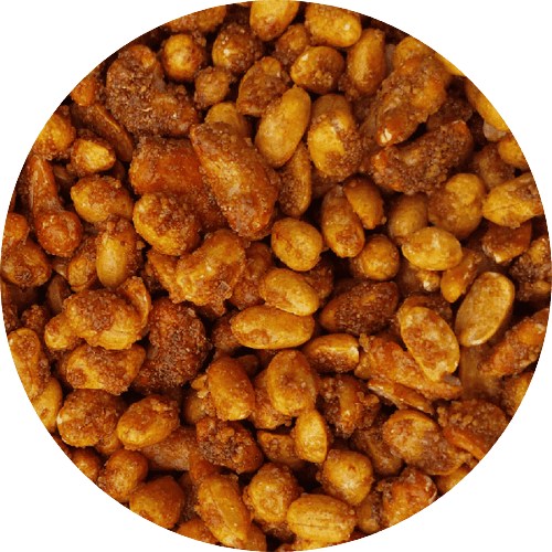 Honing cashewnoten pinda's zeezout
