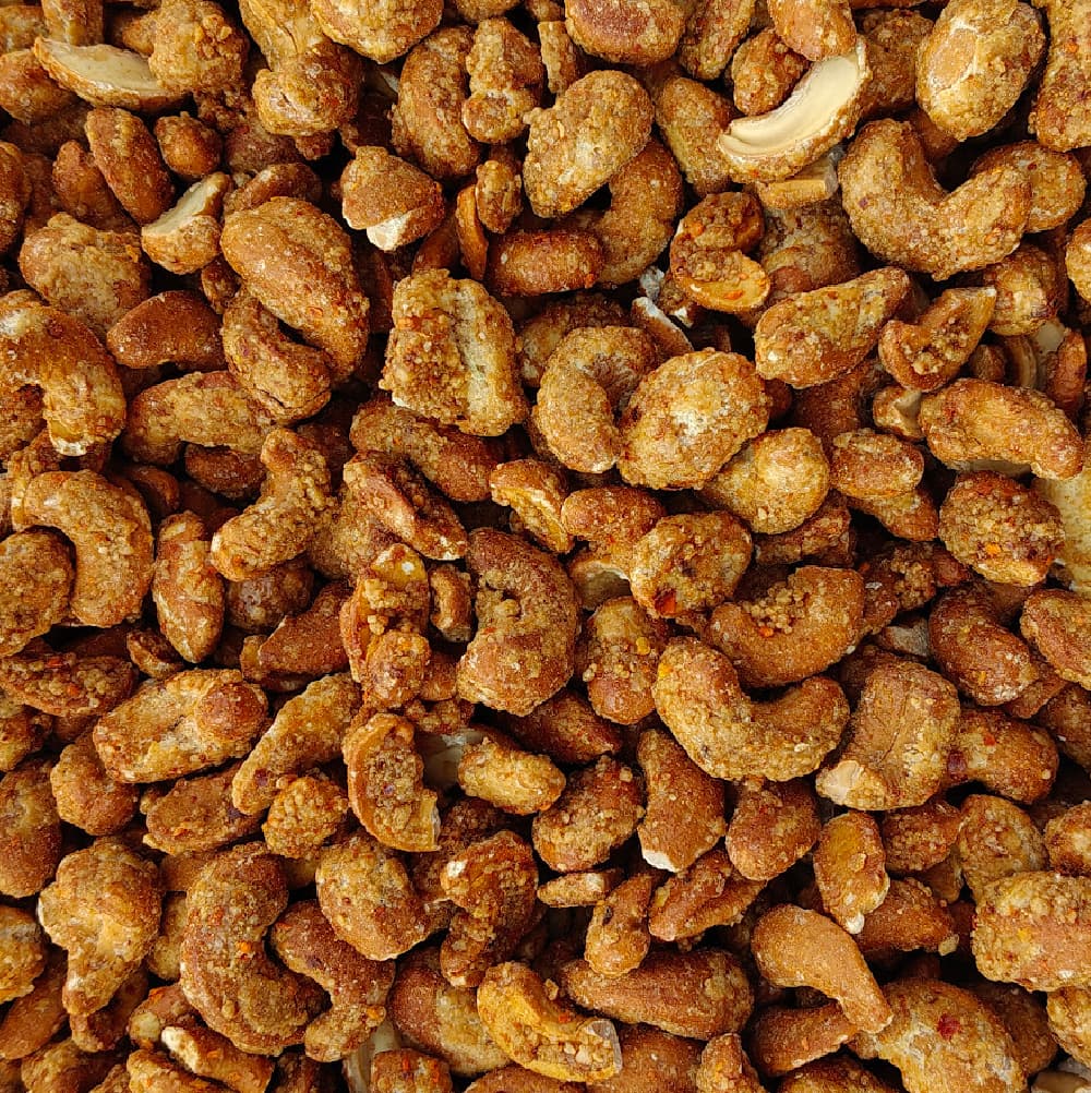 Honing cashewnoten rood chilipepers