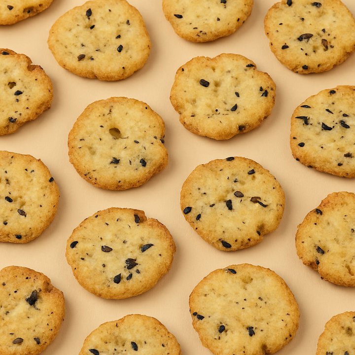 Rijstcrackers sojabonen