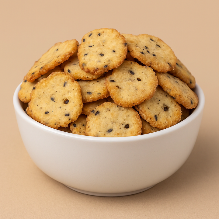 Rijstcrackers sojabonen