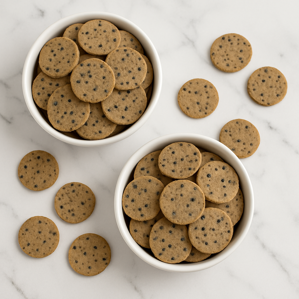 Sesam peper crackers