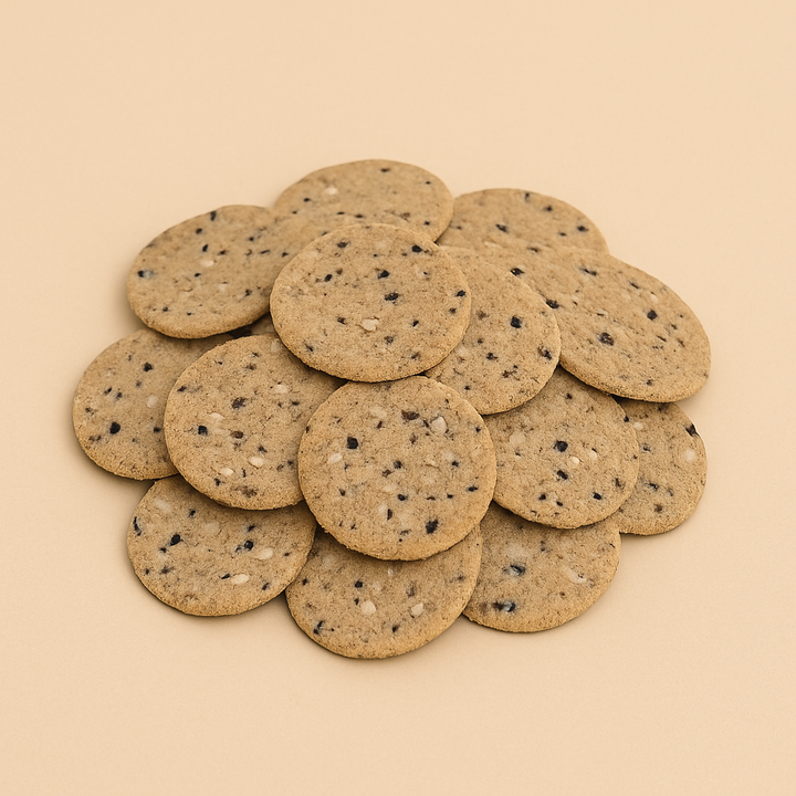 Sesam peper crackers
