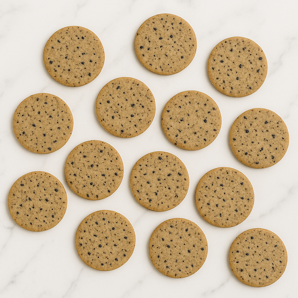 Sesam peper crackers