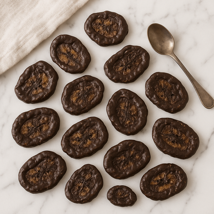 Chocolade bananenchips puur