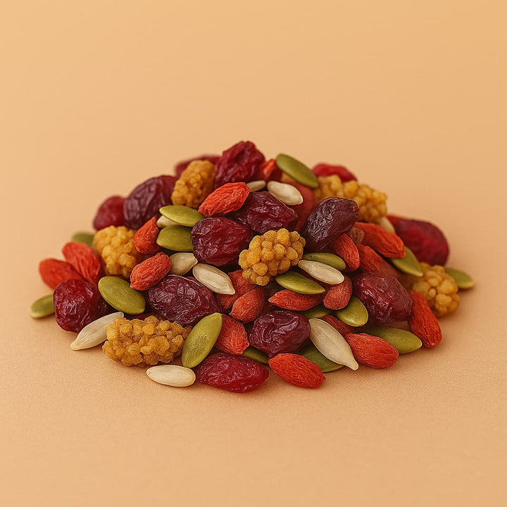 Fruit- en pittenmix